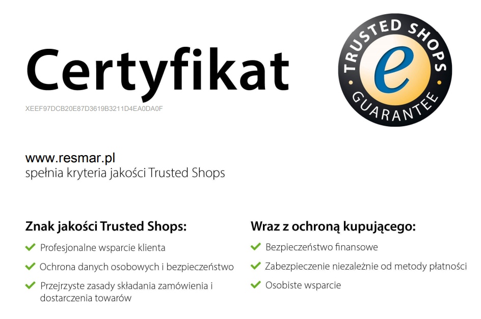 Certyfikat Trusted Shops