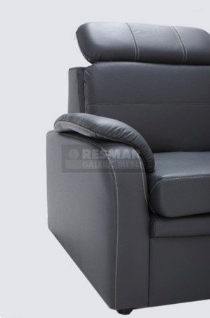Dwuosobowa sofa Amber z funkcją spania skóra naturalna standard