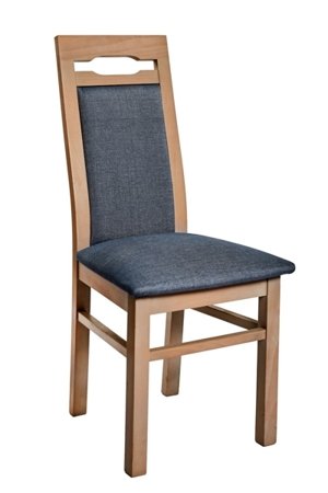 Krzesło Lucio z tapicerowanym oparciem i siedziskiem (różne kolory)