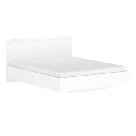 Łóżko 160 cm x 200 cm Lingo biały połysk