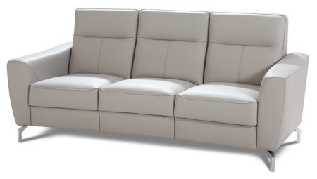 Trzyosobowa sofa Madryt z funkcją relaks w skórze naturalnej standard